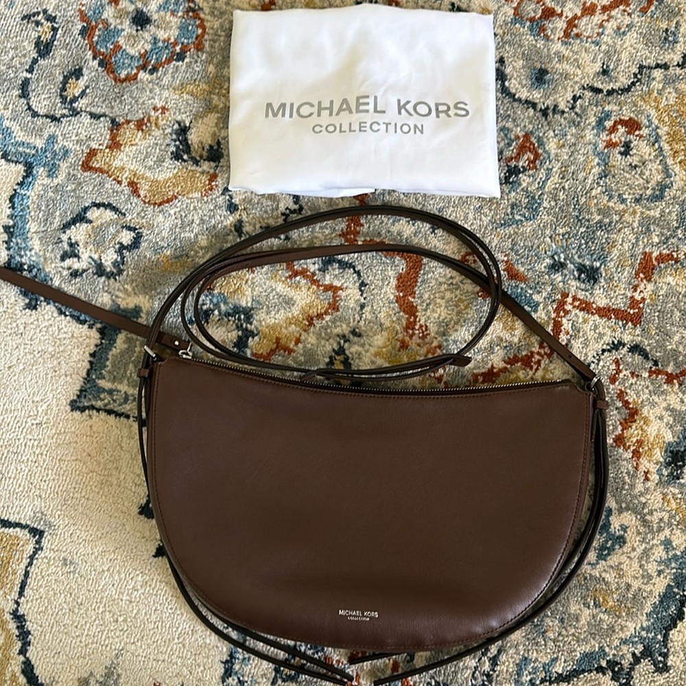 Michael Kors Collection Sedona Leather Crossbody Bag